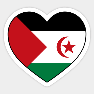 Heart - Western Sahara Sticker